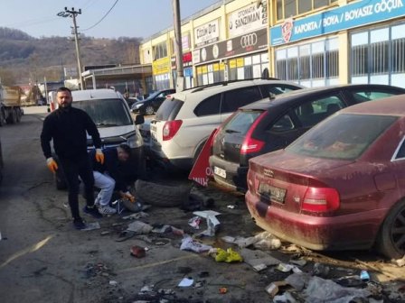 Yalova Sanayi Sitesinde temizlik yapildi